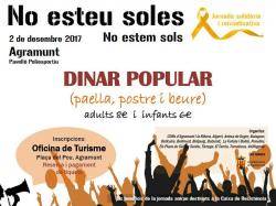 Diferents CDR organitzen una gran jornada solidària a Agramunt per exigir la llibertat dels presos polítics