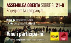 La CUP engega motors de cara al 21-D a Girona
