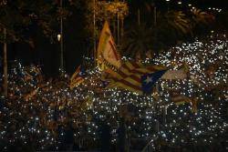 Clam massiu per la llibertat dels presos polítics i per la república catalana