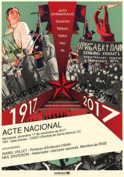 Endavant commemmora a Barcelona el centenari de la Revolució Russa