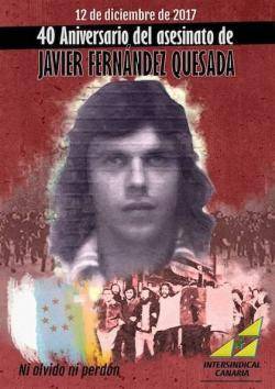 1977 Membres de la Guàrdia Civil assassinen a trets a Tenerife l'estudiant de 22 anys Javier Fernández Quesada