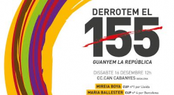 Acte a Badalona de Campanya "Derrotem el 155, guanyem la Rep&uacute;blica"