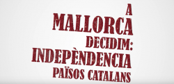 Commemoració de la Diada sota el lema: "A Mallorca decidim: independència Països Catalans"