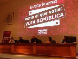 Universitats per la República va celebrar el seu acte central de campanya demanant el vot per les 3 llistes republicanes