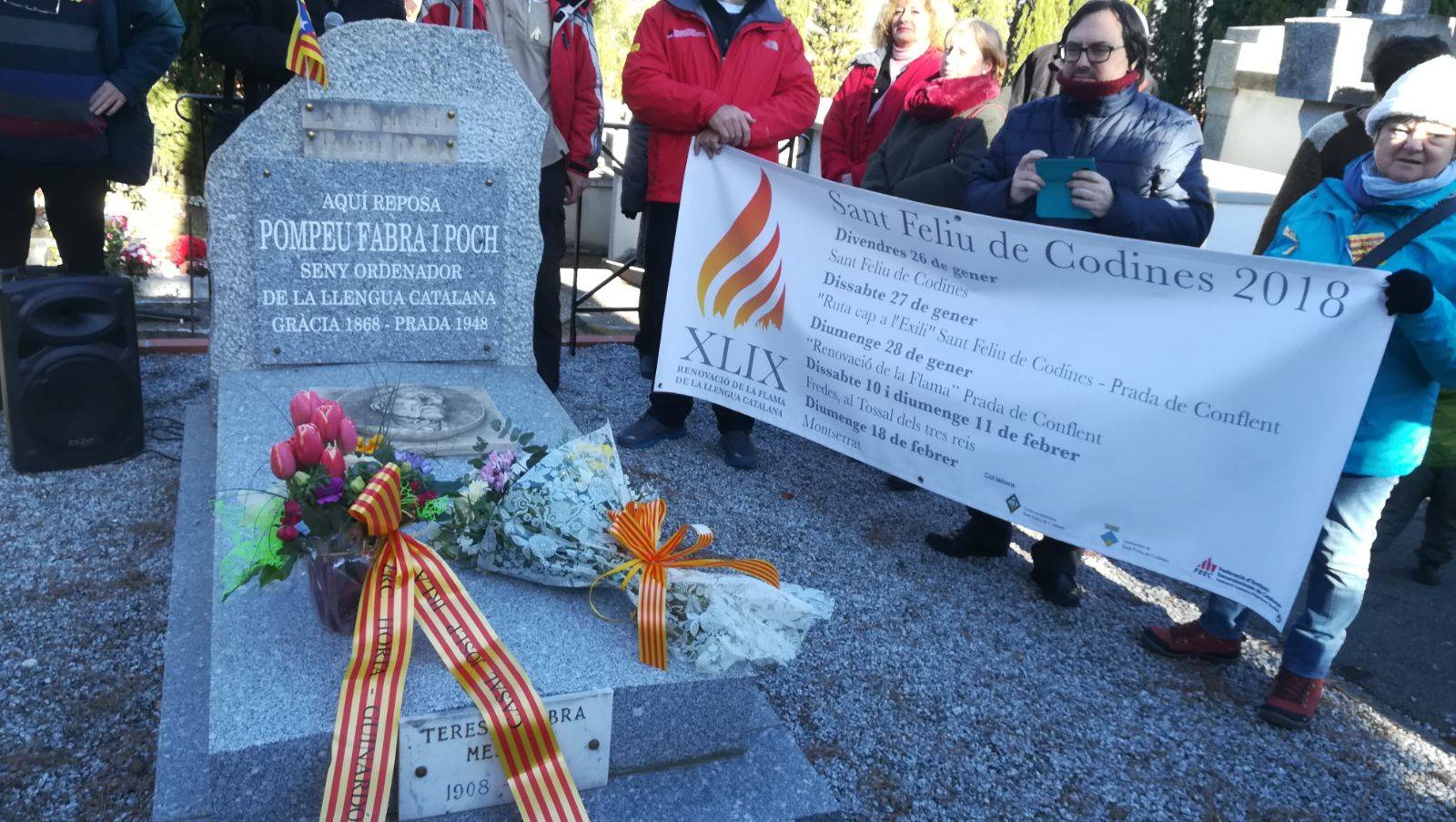 Homenatge a Pompeu Fabra a Prada de Conflent