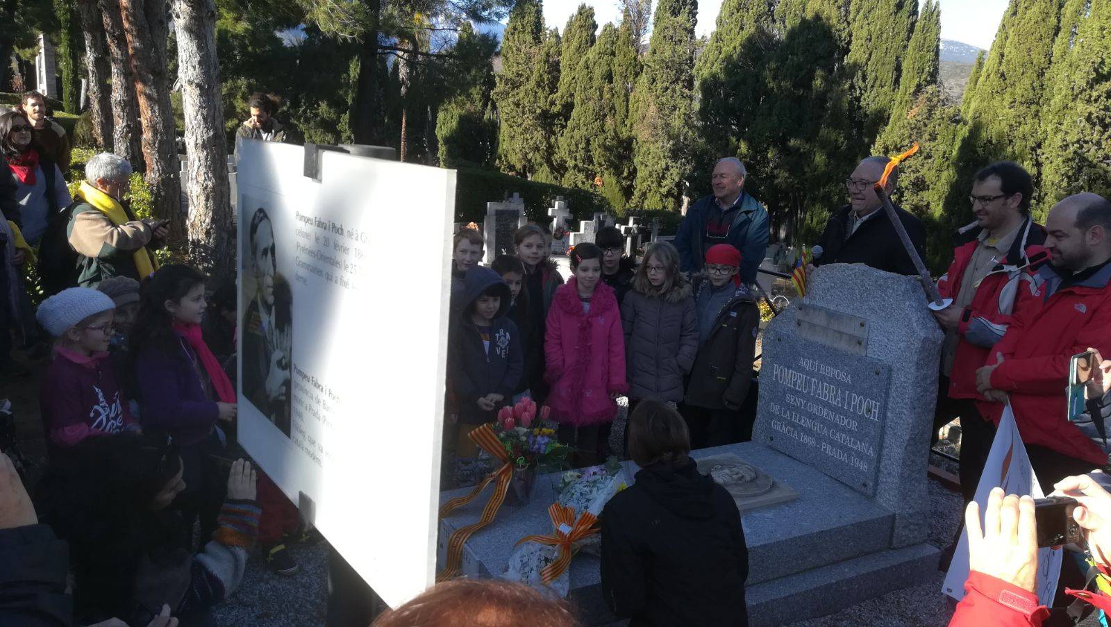 Homenatge a Pompeu Fabra a Prada de Conflent