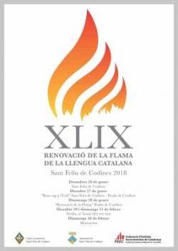 Comencen a Sant Feliu de Codines els actes de la 49a Renovaci&oacute; de la Flama de la Llengua Catalana