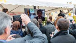 El President Puigdemont inaugura Firaporc per videoconferència (Imatge: Firaporc)
