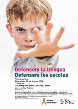 Enllaçats per la Llengua organitza a València un acte de suport a les escoles i a la llengua
