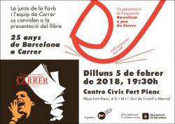 Presentació del llibre '25 anys de Barcelona a Carrer'