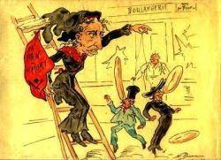 1883 Manifestaci&oacute; d'aturats a Par&iacute;s, al crit de "Pa, treball o plom!"