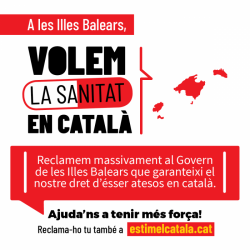 L'Obra Cultural Balear s'adhereix a la campanya pel català a la Sanitat