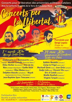 4 concerts a Catalunya Nord en solidaritat amb els presos polítics