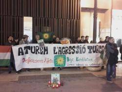 Concentració a València en solidaritat amb Kurdistan