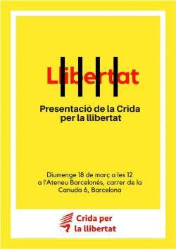 Presentació de la Crida per la Llibertat