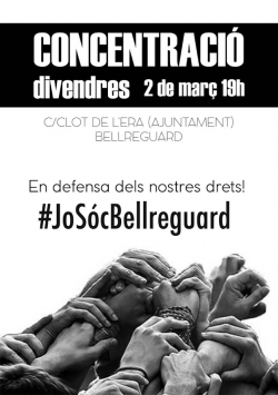 En defensa dels nostres drets! #JoSócBellreguard