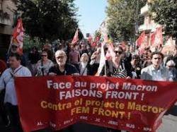 La CUP Perpinyà se suma a les mobilitzacions contra la política de Macron