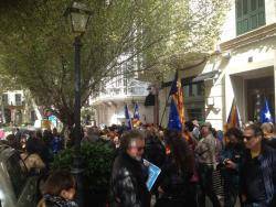 Concentració a Palma en solidaritat amb Catalunya