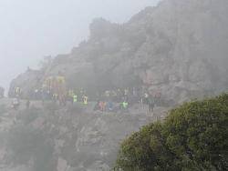 Les fotografies dels presos pol&iacute;tics i exiliats fan el cim a l'agulla del cavall Bernat de Montserrat