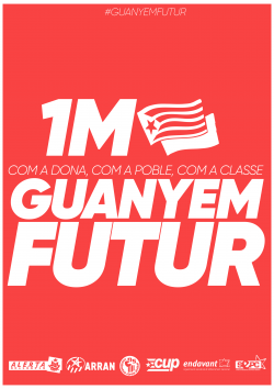 1M, Com a dona, com a poble, com a classe. Guanyem el futur