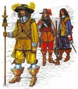 Els soldats puritans van ser els primers en portar llaços grocs al camp de batalla contra el rei Carles I d’Anglaterra
