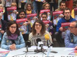 Una cinquantena d'entitats de Berga signen un manifest en suport amb la seva alcaldessa