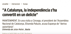 Visita oficial de la Presidenta de l?ANC a C&ograve;rsega