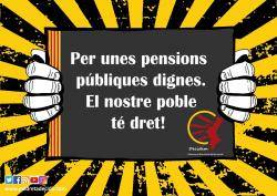 La Plataforma pel Dret a Decidir del País Valencià se suma a les mobilitzacions per unes pensions dignes