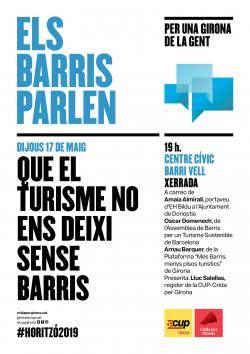 La xerrada serà dijous, 17 de maig, a les 19h al centre cívic del Barri Vell de Girona