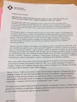 Sant Just Desvern demana a la Fiscalia la retirada dels càrrecs a l?Adri d'Esplugues de Llobregat