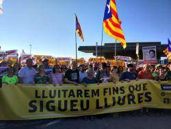Concentració  davant la presó de Figueres