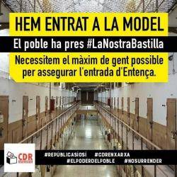 Els CDR ocupen la presó Model de Barcelona per exigir la implantació de la República