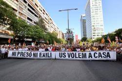Barcelona aplega una nova mobilització multitudinària per l'alliberament