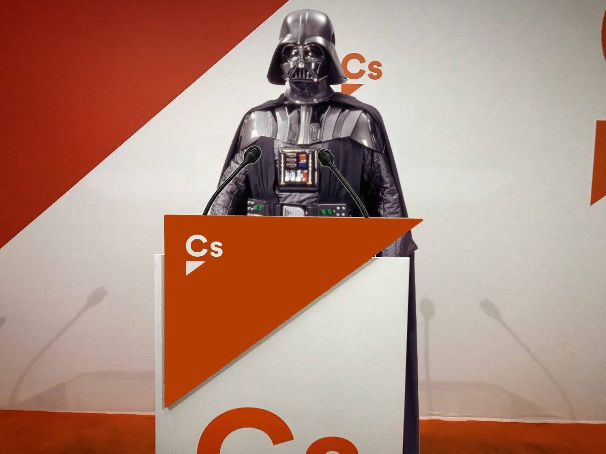 Darth Vader-C's vol exterminar tots els catalans resistents a la galàxia