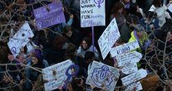 Manifestació feminista a Barcelona el 8 de març de 2018. Foto: Mèdia.cat / ACN / Gemma Sánchez