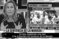 El tractament mediàtic dels violadors de "La Manada". Foto: Directa