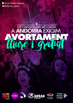 Campanya per exigir l'avortament lliure i gratuït a Andorra