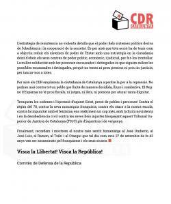 Comunicat del CDR