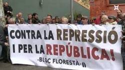 Arxivada la denúncia dels Mossos contra  16 veïnes de la Floresta pel 8N