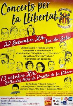 Catalunya Nord entra a la tardor amb un concert en solidaritat amb els presos polítics el proper 22 de setembre a el Soler (el 13 doctubre es farà un altre concert a Pesillà de la Ribera)
