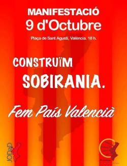 9 d'Octubre: Construïm Sobirania, fem País Valencià