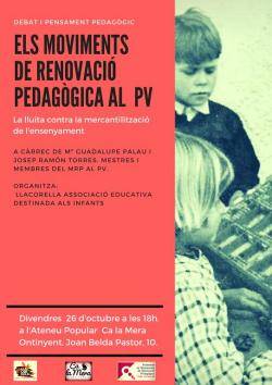 Debats a Ontinyent sobre els Moviments de Renovació pedagògica al País Valencià