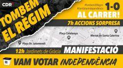 Convocatòries dels CDR a Barcelona