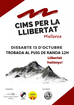 Mallorca s'agermana a Cims per la Llibertat en solidaritat a Valtònyc