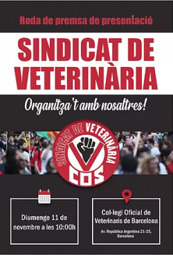 La COS presenta el primer sindicat de Veterinària dels Països Catalans