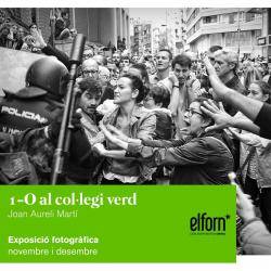 Exposició fotogràfica: "1-O al Col·legi Verd" al Casal Independentista El Forn