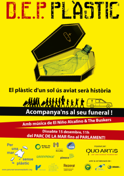 Entitats ecologistes de les Illes fan una crida a participar en el funeral del plàstic
