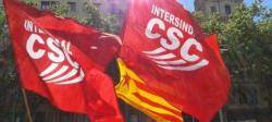 La Intersindical-CSC denuncia les detencions de dues persones afiliades al sindicat i la repressió contra l'independentisme per part de l'estat espanyol