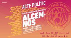 Presentació de la campanya "Alcem-nos" amb un acte al teatre Poliorama de Barcelona