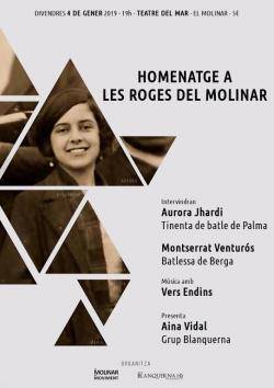 Homenatge a Aurora Picornell i les roges del Molinar